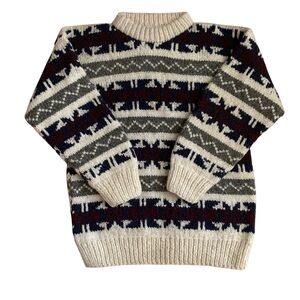 Gypsy Rose Made From The Earth Wear in Peace Hand Knit Wool Sweater